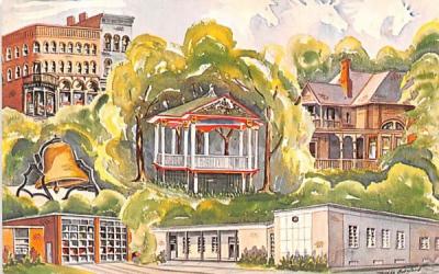 Composite Watercolor by Talitha Botsford Horseheads, New York Postcard