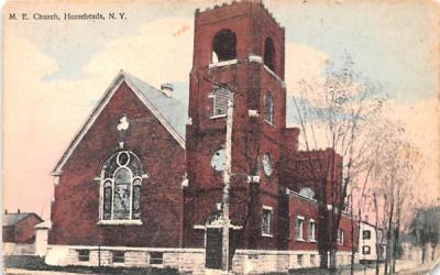 ME Church Horseheads, New York Postcard