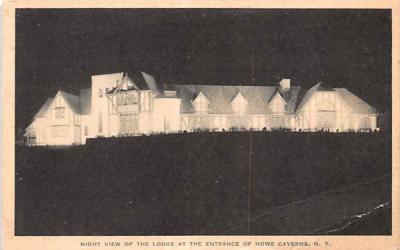Lodge at Entrance Howe Caverns, New York Postcard