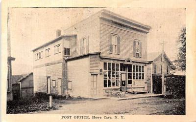 Post Office Howe Caverns, New York Postcard