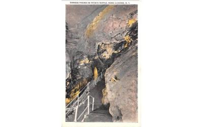 Chinese Pagoda Howe Caverns, New York Postcard