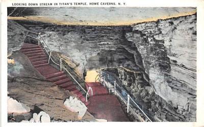 Titan's Temple Howe Caverns, New York Postcard