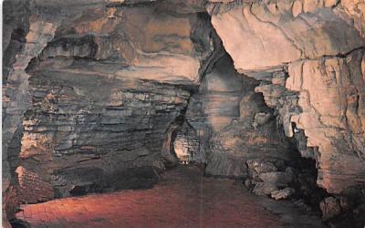 Winding Way Howe Caverns, New York Postcard