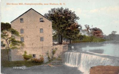 Old Stone Mill Hudson, New York Postcard