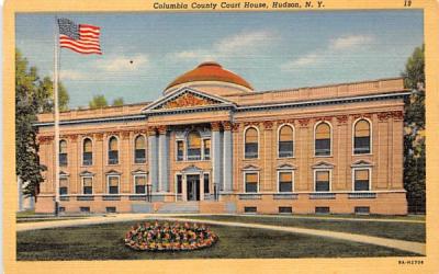 Columbia County Court House Hudson, New York Postcard