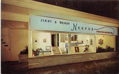 Jinny & Wendy Neefus Hudson, New York Postcard
