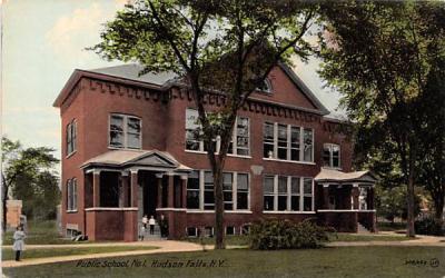 Public School No 1 Hudson Falls, New York Postcard