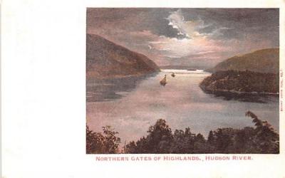 Northern Gates of Highlands Hudson River, New York Postcard
