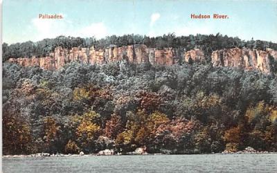 The Palisades Hudson River, New York Postcard