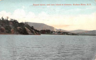 Round Island Iona Island, New York Postcard