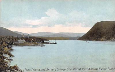 Anthony's Nose Iona Island, New York Postcard