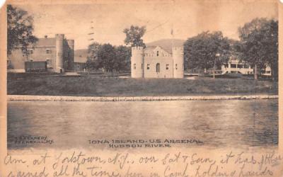 US Arsenal Iona Island, New York Postcard