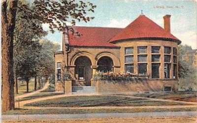 Library Ilion, New York Postcard