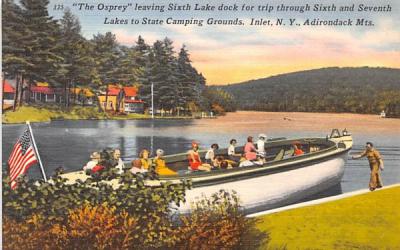 The Ops Inlet, New York Postcard
