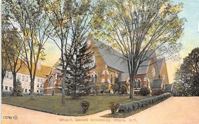 Chapel Ithaca, New York Postcard