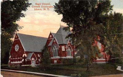 Sage Chapel Ithaca, New York Postcard