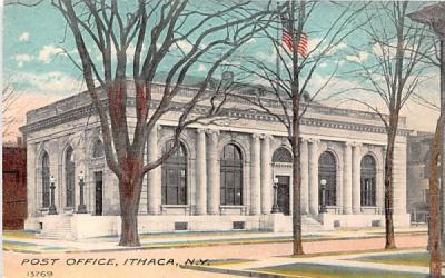 Post Office Ithaca, New York Postcard