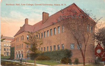 Bordman Hall, Law College Ithaca, New York Postcard