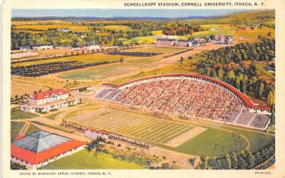 Schoellkopf Stadium Ithaca, New York Postcard