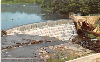 Hydraulic Laboratory, Triphammer Falls & Beebe Lake Ithaca, New York Postcard