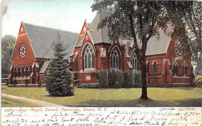 Sage Chapel Ithaca, New York Postcard