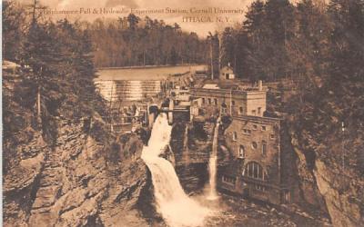 Triphammer Falls & Hydraulic Experiment Station Ithaca, New York Postcard
