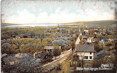 From Cayuga St Extension Ithaca, New York Postcard