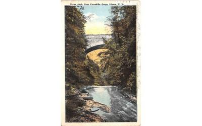 Stone Arch Bridge Ithaca, New York Postcard