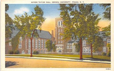 Myron Taylor Hall Ithaca, New York Postcard