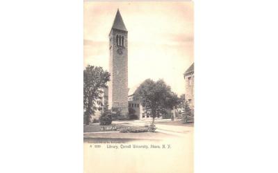 Library Ithaca, New York Postcard