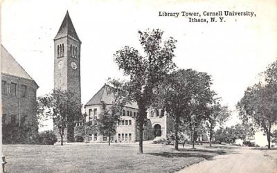 Library Tower Ithaca, New York Postcard