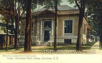Johnstown Public Library - New York NY Postcard