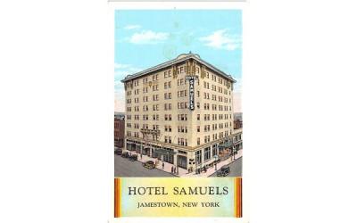 Hotel Samuels Jamestown, New York Postcard