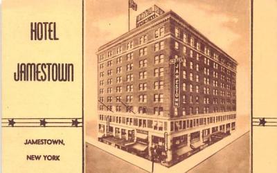 Hotel Jamestown New York Postcard