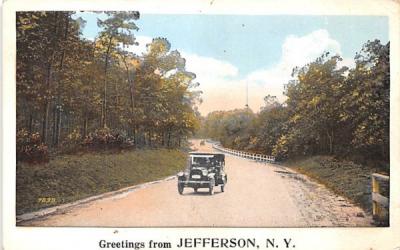 Greetings from Jefferson, New York Postcard