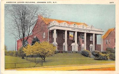American Legion Building Johnson City, New York Postcard