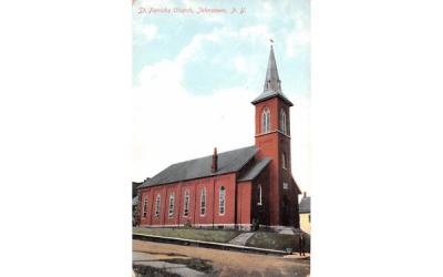 St Patrick's Church Johnstown, New York Postcard