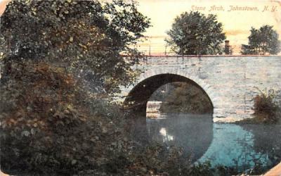 Stone Arch Bridge Johnstown, New York Postcard