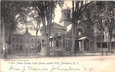 Fulton County Court House Johnstown, New York Postcard