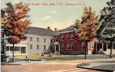 Jail & Sheriff's Office Johnstown, New York Postcard