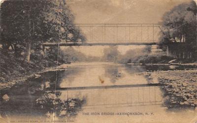 Iron Bridge  Kerhonkson, New York Postcard