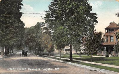 Albany Avenue  Kingston, New York Postcard