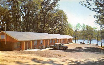Motel on the Lake Kingston, New York Postcard