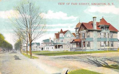 Fair Street Kingston, New York Postcard
