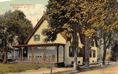 Old Ostander House Kingston, New York Postcard