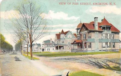 Fair Street Kingston, New York Postcard