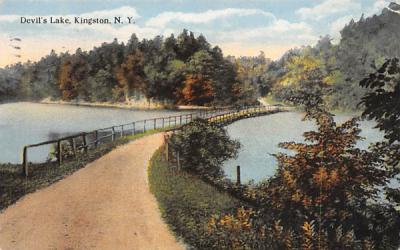Devils Lake Kingston, New York Postcard
