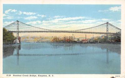 Rondout Creek Bridge Kingston, New York Postcard