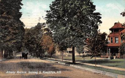 Albany Avenue Kingston, New York Postcard