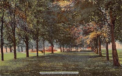 Sahlers Park  Kingston, New York Postcard